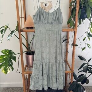 Green Floral Summer Dress – Breezy & Beautiful